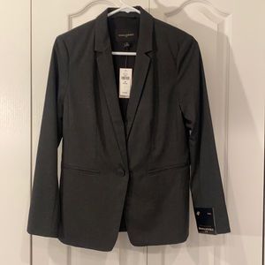 Banana Republic women’s tailored suit jacket Size 4Petite charcoal grey NWT
